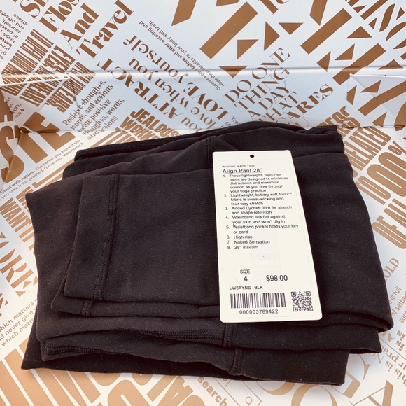 lululemon athletica Pants - Lululemon Align Pant 28" - NWT (new with tags)